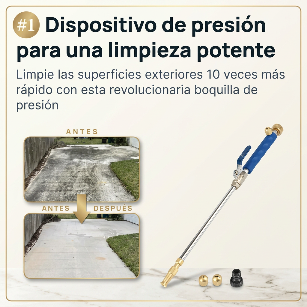 Noole: ¡Una presión de agua increíble en un paquete pequeño!